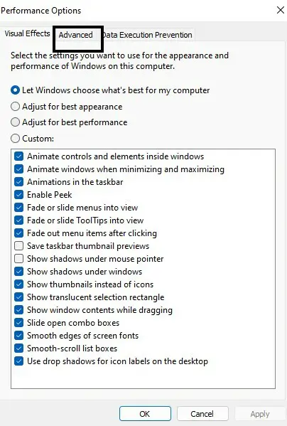 Các thêm bộ nhớ ảo cho Windows 11, khắc phục lỗi thiếu bộ nhớ RAM