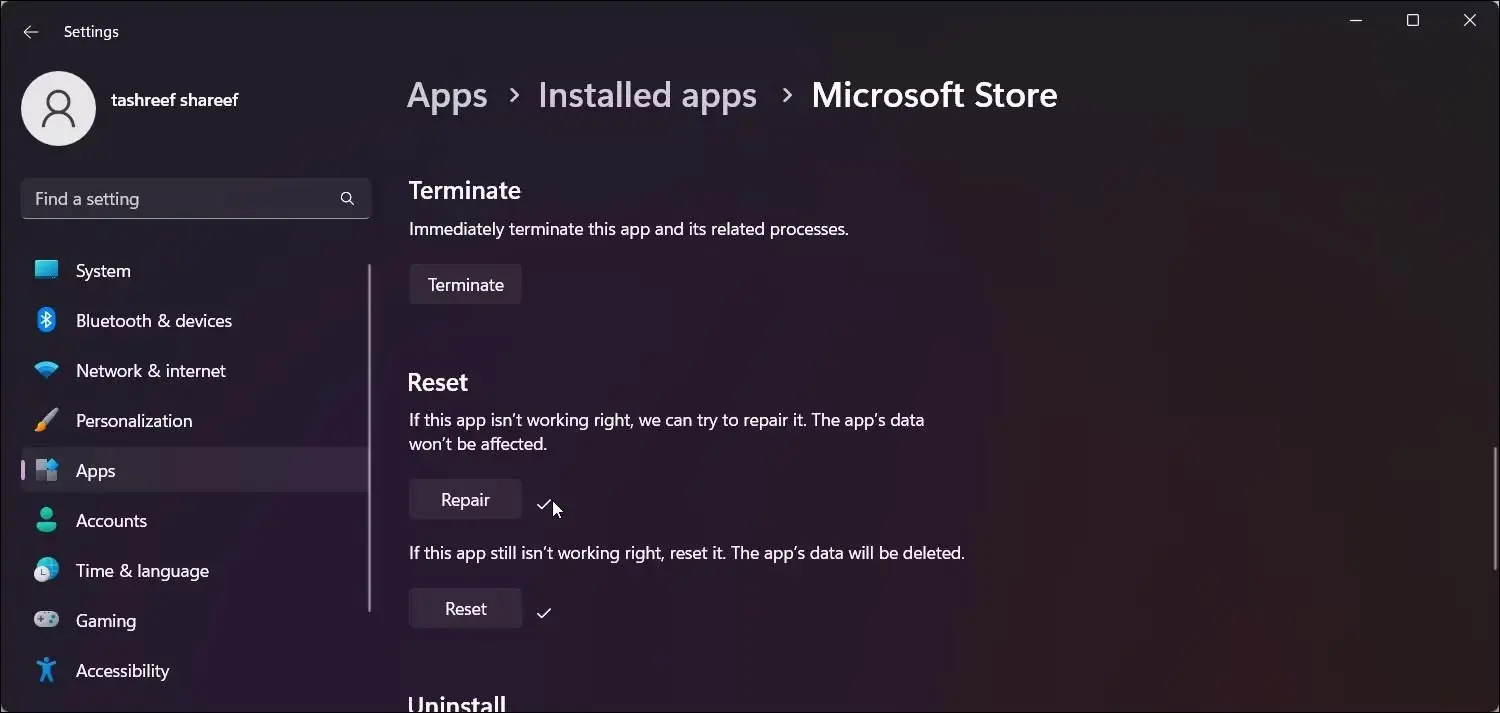 Cách sửa lỗi "ms-resource:Appname/Text" trên Windows 11 14