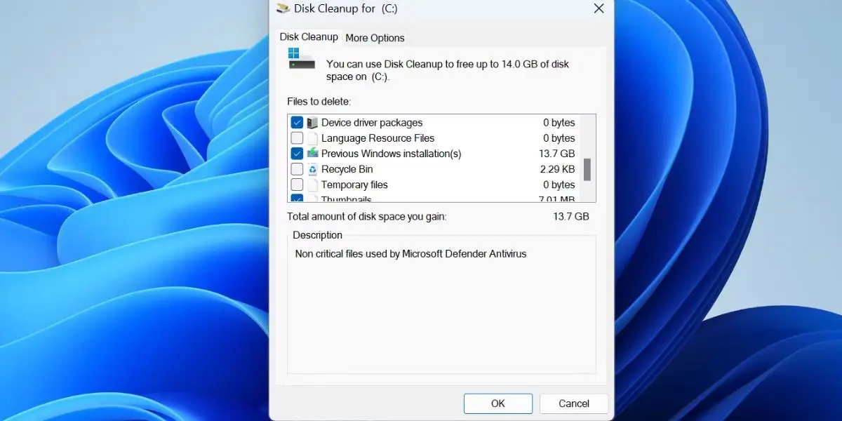 Cách xóa thư mục Windows.old trong Windows 11 10