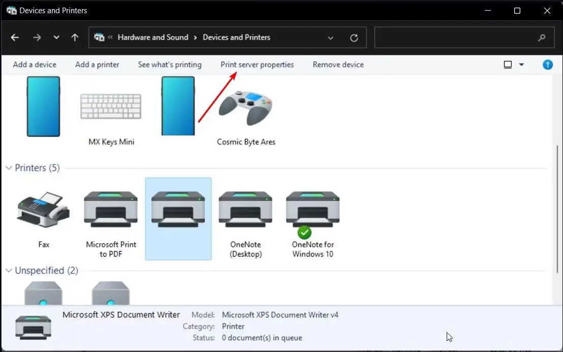 Cách buộc xóa hoặc gỡ cài đặt máy in trong Windows 10/11 14