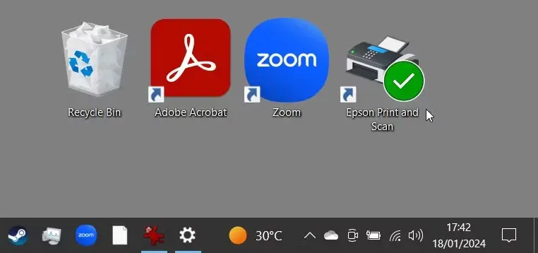 3 cách loại bỏ dấu kiểm màu xanh lá cây trên biểu tượng Desktop Windows 8