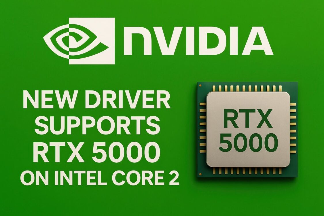 Nvidia Driver Mới Hỗ Trợ Gpu Rtx 5000 Trên Cpu Intel Core 2 Featured