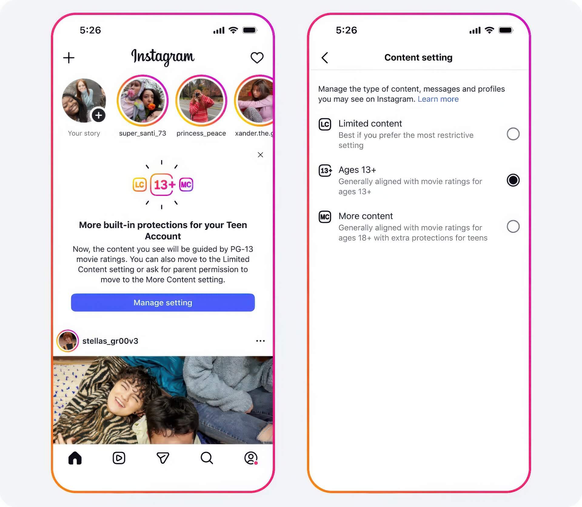 Mpa Yêu Cầu Meta Dừng Dùng Pg 13 Mô Tả Kiểm Duyệt Instagram