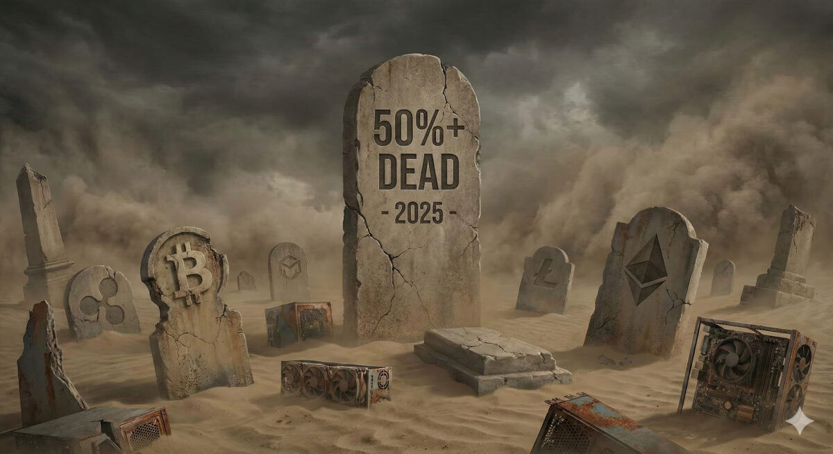 Hơn 50% tiền ảo đã "chết" - Bức tranh ảm đạm của thị trường crypto 2025