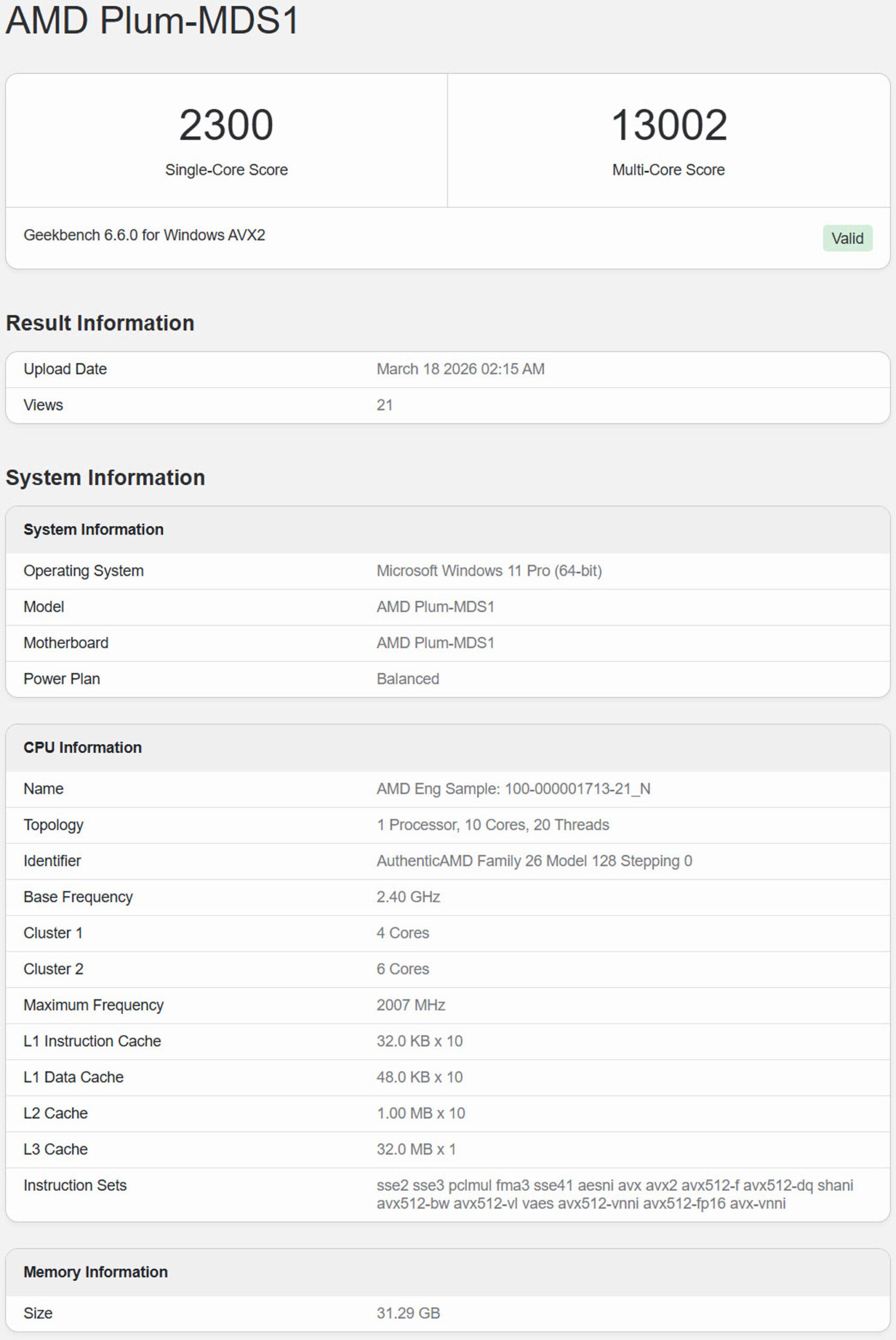 AMD Medusa Point Zen 6 APU benchmark Geekbench