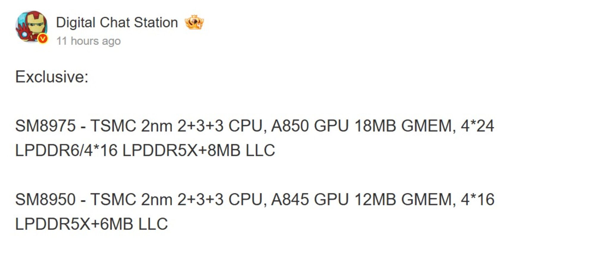Snapdragon 8 Elite Gen 6 Pro lộ khác biệt GPU và bộ nhớ so với bản thường