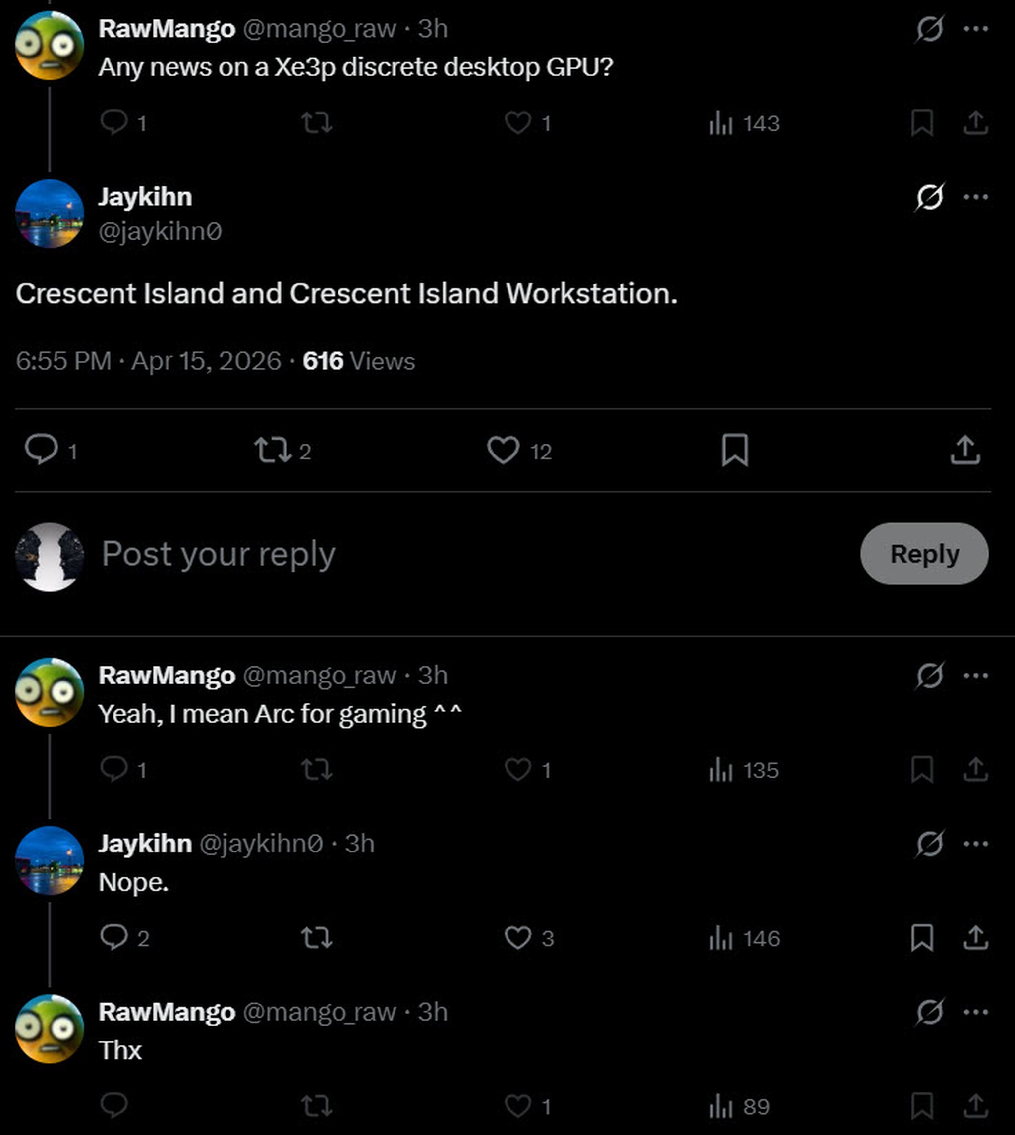 Intel vẫn làm GPU rời, nhưng Xe3P đang đi theo hướng doanh nghiệp