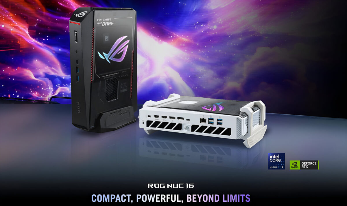 ROG NUC 16 ra mắt với Intel 290HX và RTX 5080 trong thân máy 3L