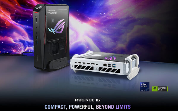 ASUS ROG NUC 16 ra mắt với Intel 290HX và RTX 5080