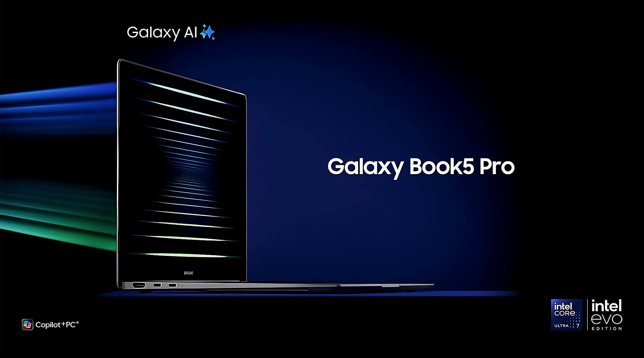 Samsung Galaxy Book5 Pro 16 thân mỏng nhẹ màn OLED cho công việc văn phòng và tác vụ AI