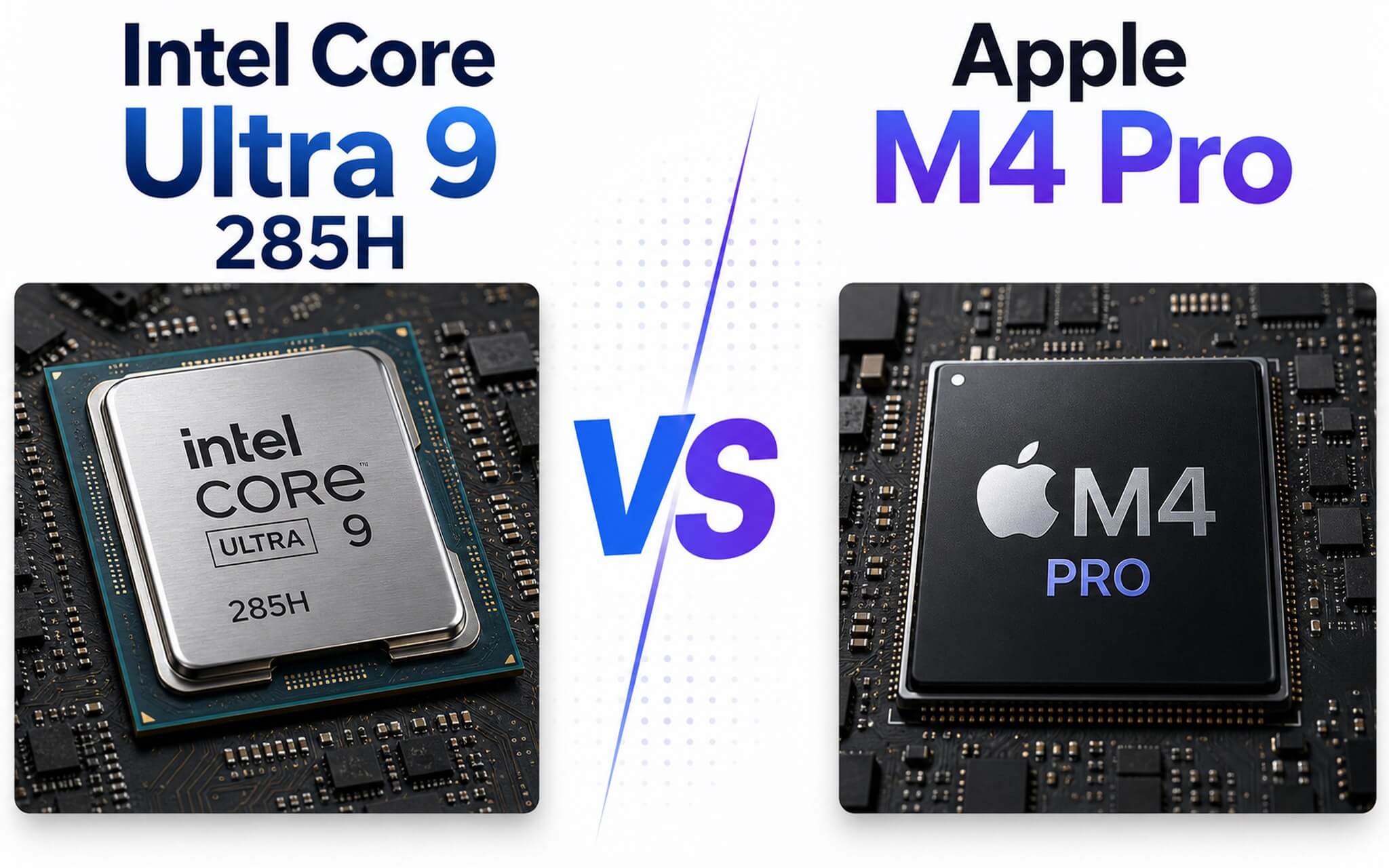 Intel Core Ultra 9 285H và Apple M4 Pro – Chip nào bền trong workload dài?