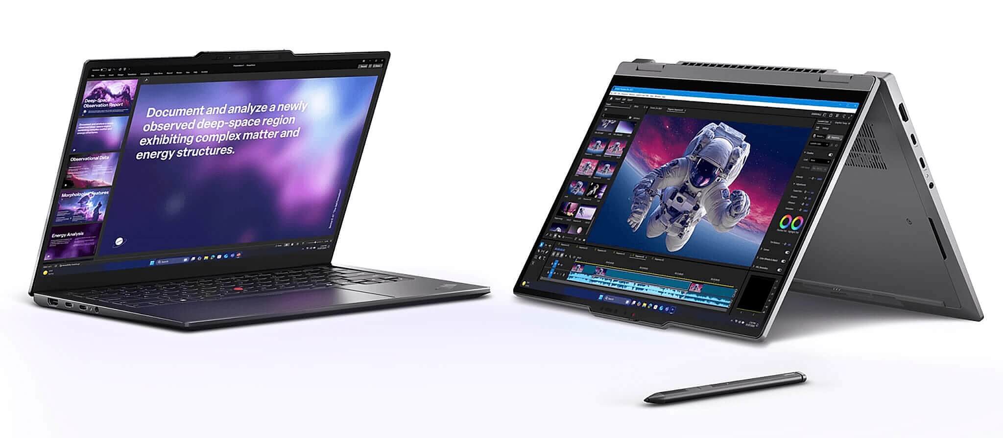Nhiều mẫu laptop business và workstation cho dev trưng bày tại cửa hàng