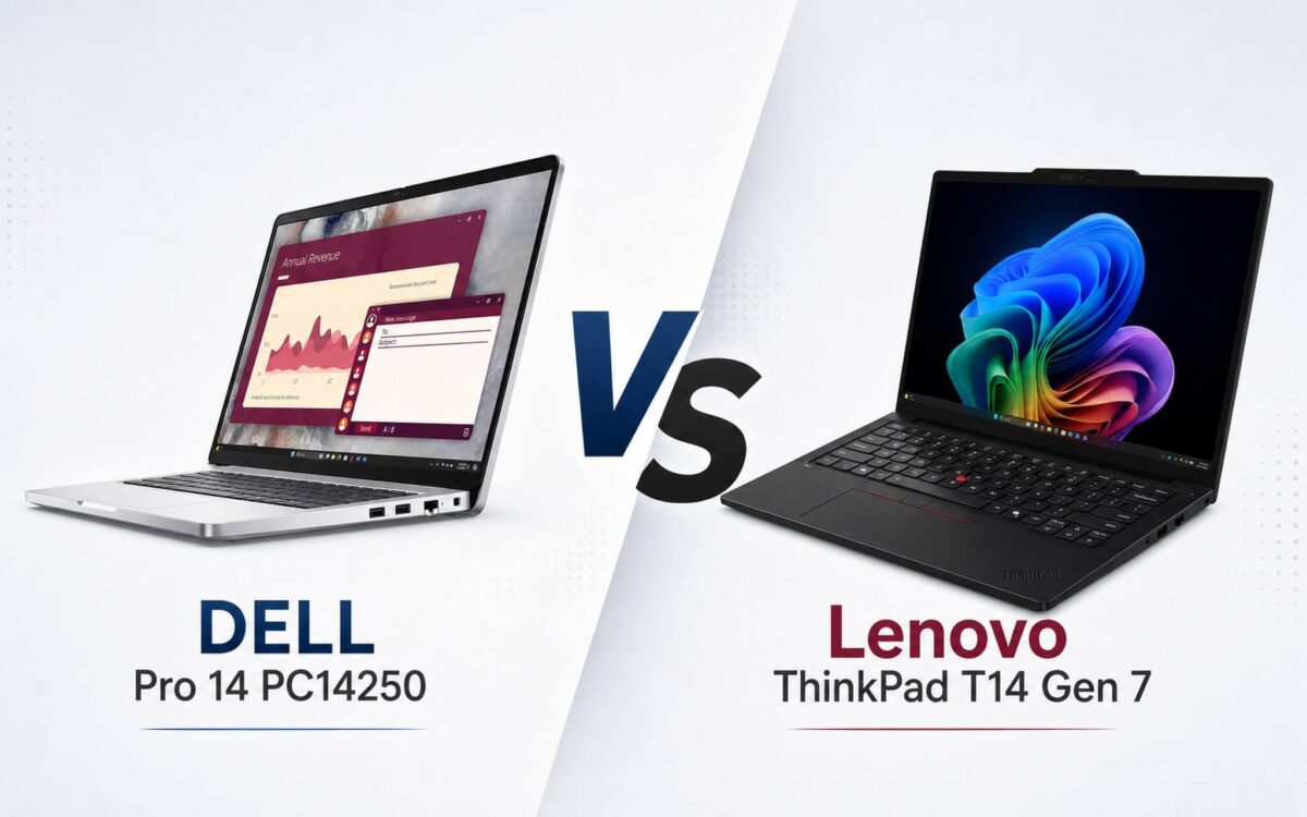 DELL Pro 14 PC14250 và Lenovo ThinkPad T14 Gen 7
