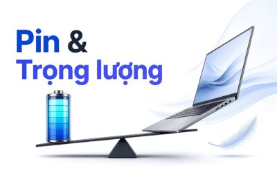 Bài toán laptop mỏng nhẹ: Cân nặng không quyết định thời lượng pin
