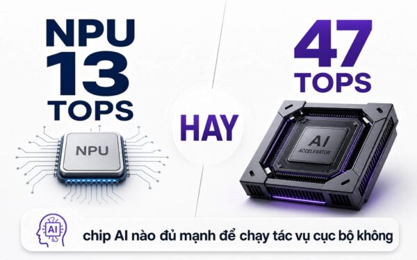 NPU bao nhiêu TOPS là đủ cho laptop và nhu cầu của bạn?