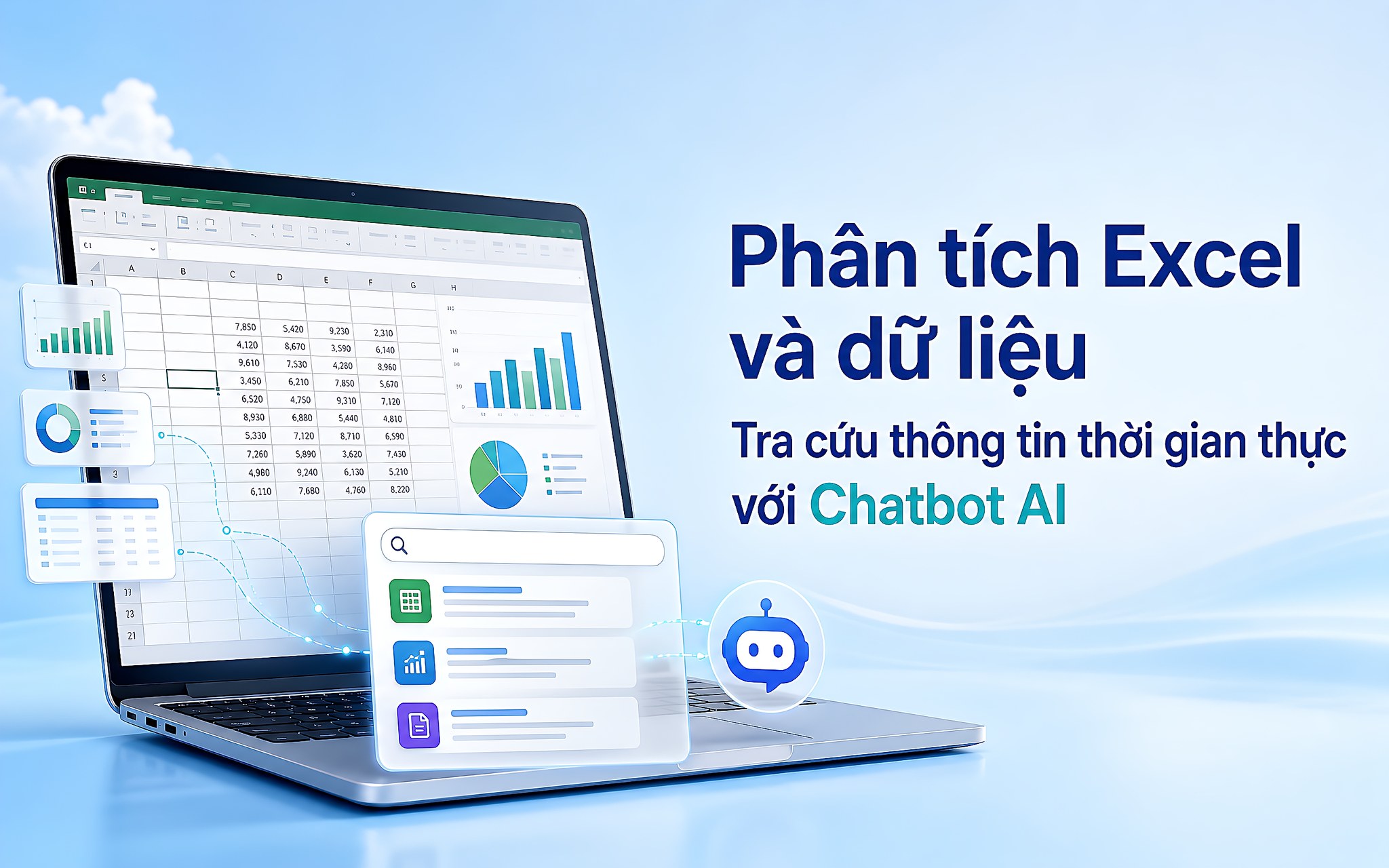 Khả năng phân tích Excel và tra cứu thông tin giữa các chatbot AI