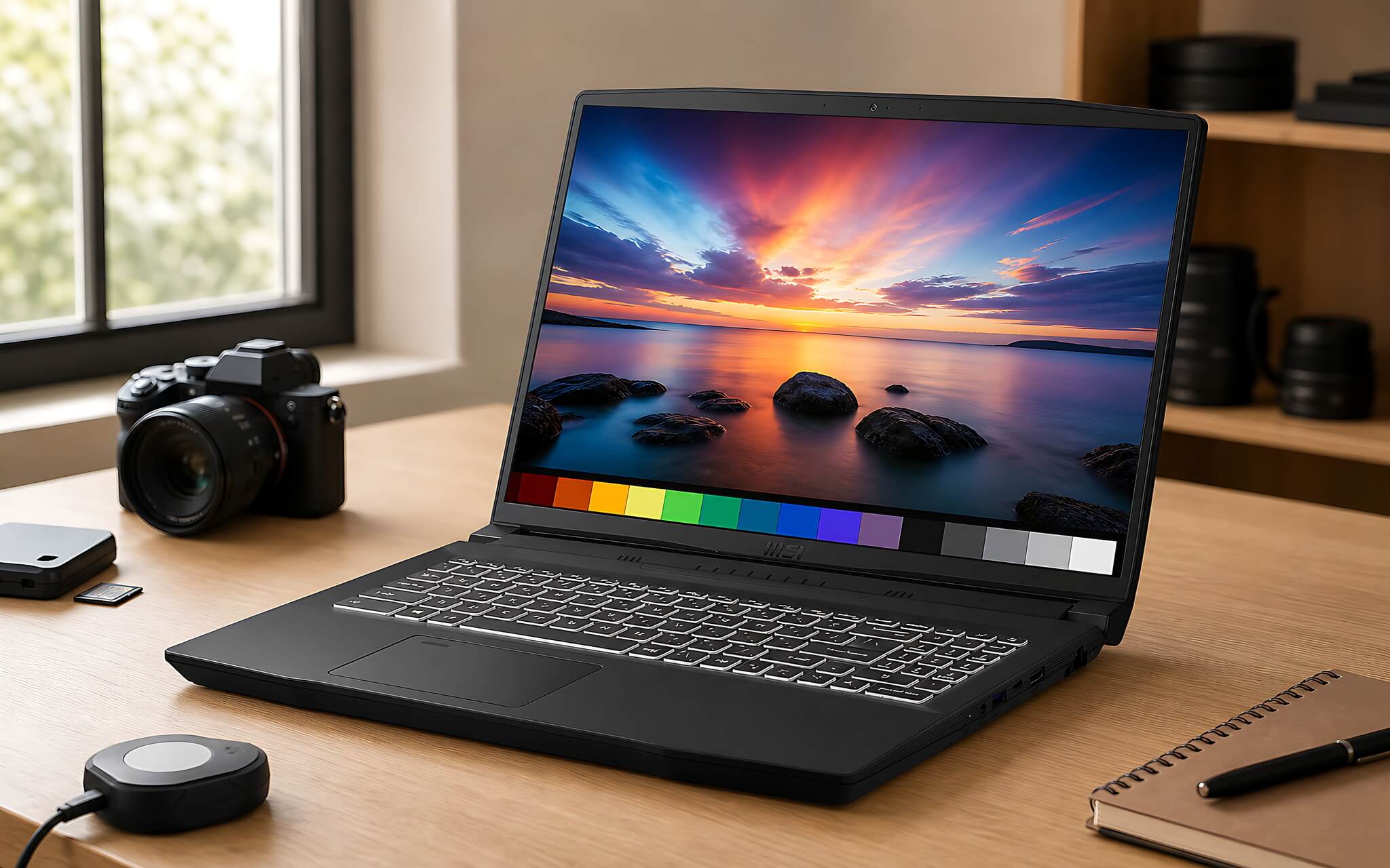 MSI Creator M16 Bốn máy đại diện bốn kiểu đánh đổi của nhà sáng tạo nội dung