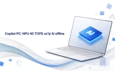Copilot PC là gì: NPU 40 TOPS xử lý AI cục bộ ra sao?