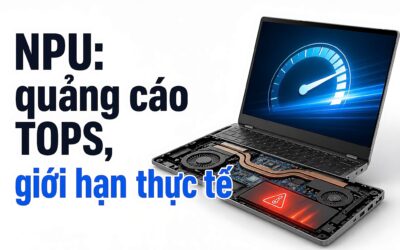 NPU laptop: Quảng cáo chỉ số TOPS và giới hạn thực tế