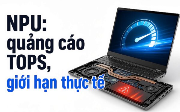 NPU laptop: Quảng cáo chỉ số TOPS và giới hạn thực tế