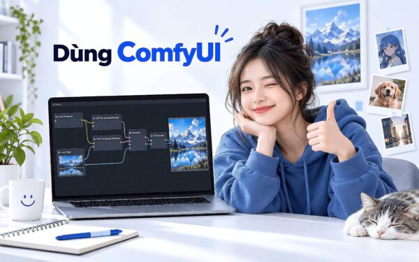 ComfyUI trên laptop - Cài bản portable, nạp workflow và sửa lỗi thường gặp