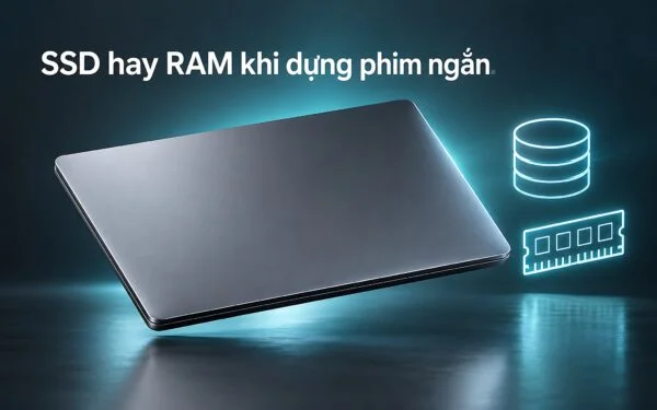 Dựng phim ngắn trên laptop: Cần ưu tiên dung lượng SSD hay mua thêm RAM?