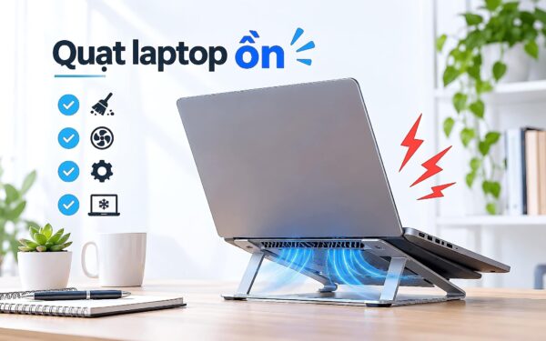 Quạt laptop ồn - Vì sao kêu to và cách giảm tiếng ồn hiệu quả