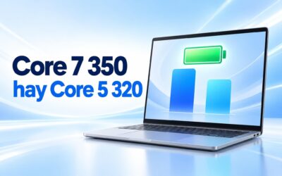 Core 7 350 và Core 5 320 - Chip nào hợp laptop cần pin lâu hơn?