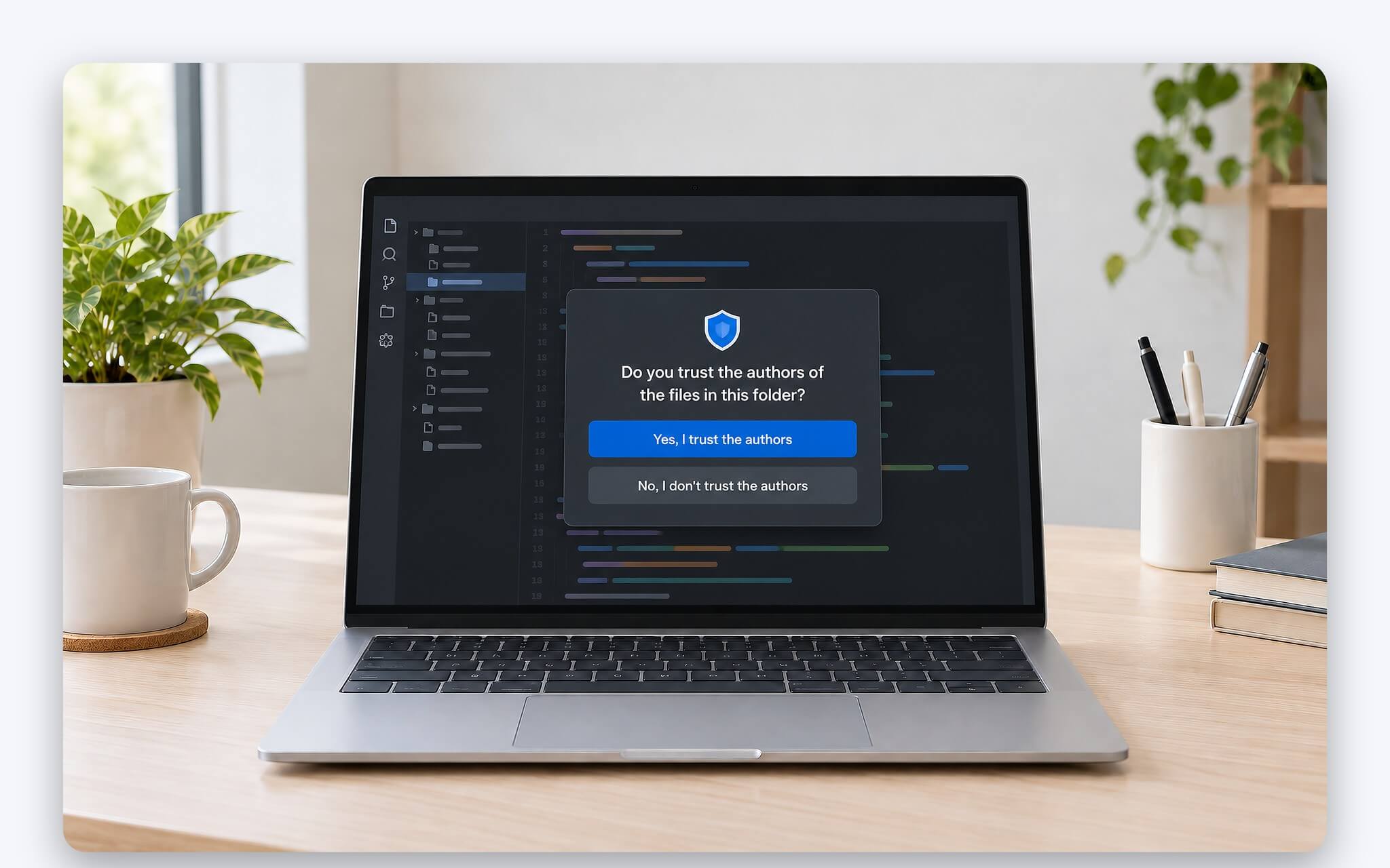 Workspace Trust đưa thư mục dự án lạ vào Restricted Mode